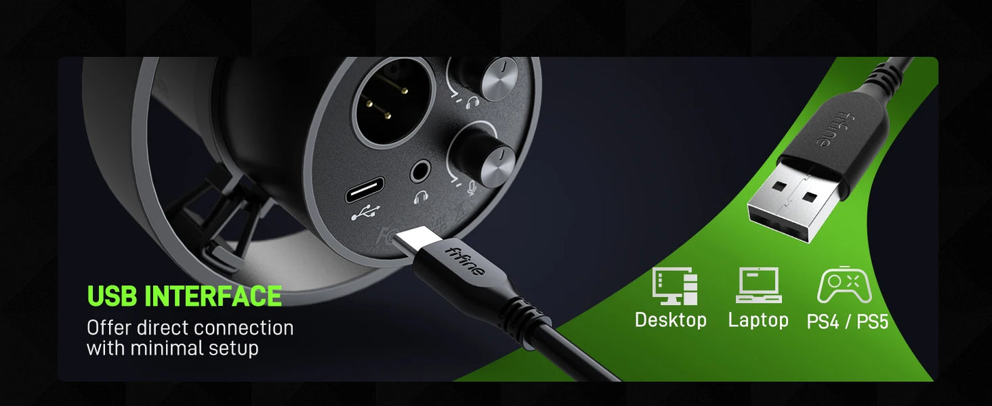 Enhance Your Audio Experience with the FIFINE Dynamic Microphone K688