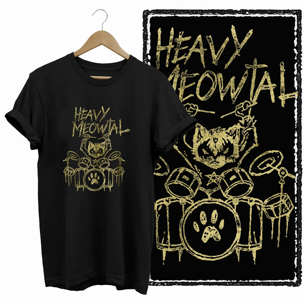 COOLMIND Black Cat Graphic Cotton T-Shirt | Women's Design Collection
