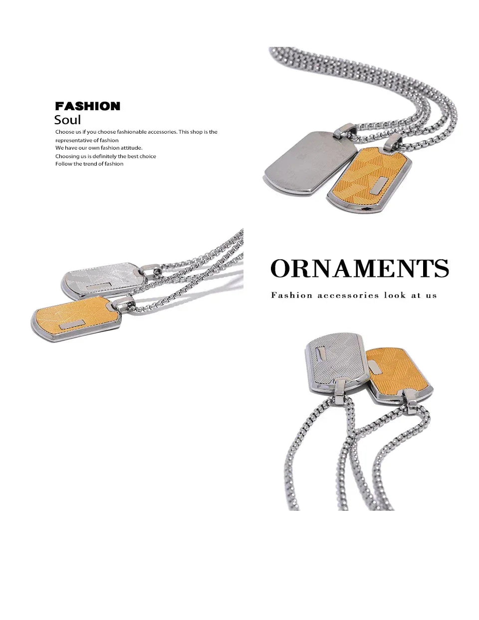 Men's Fashion Jewelry Long Necklace - ShopHub