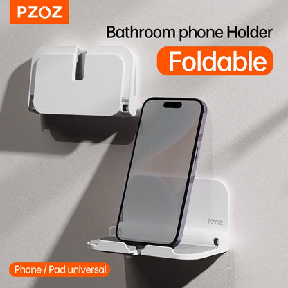 PZOZ FoldAway Wall-Mounted Phone & Tablet Holder