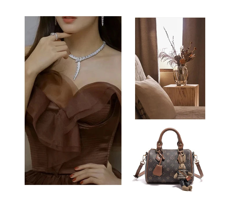 FOXER Vintage Women's Crossbody Handbag