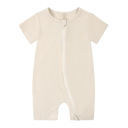 Kids Tales Little Breeze Bamboo-Blend Zip Baby Romper