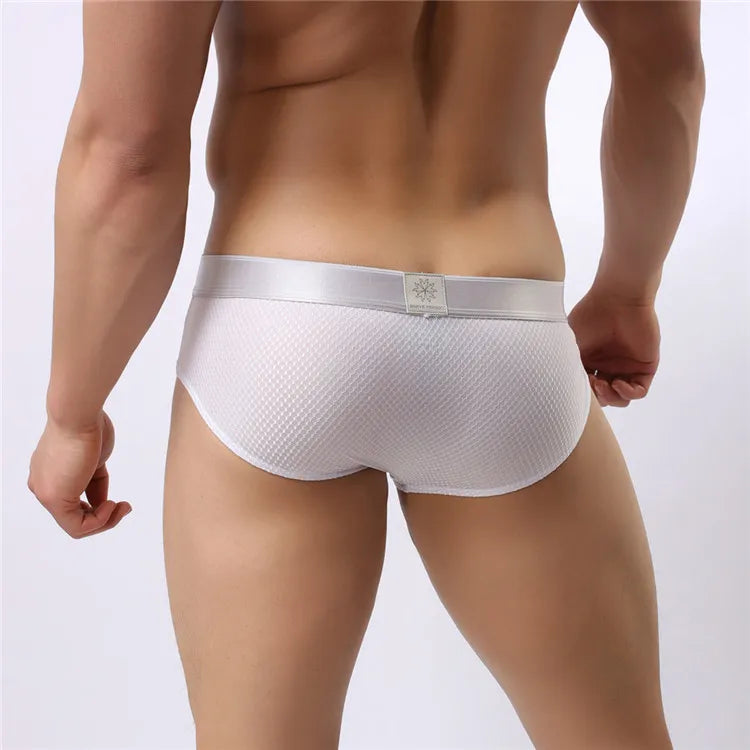 BRAVE PERSON Mens Low-Rise Boxer Briefs Sexy Fashion Underwear