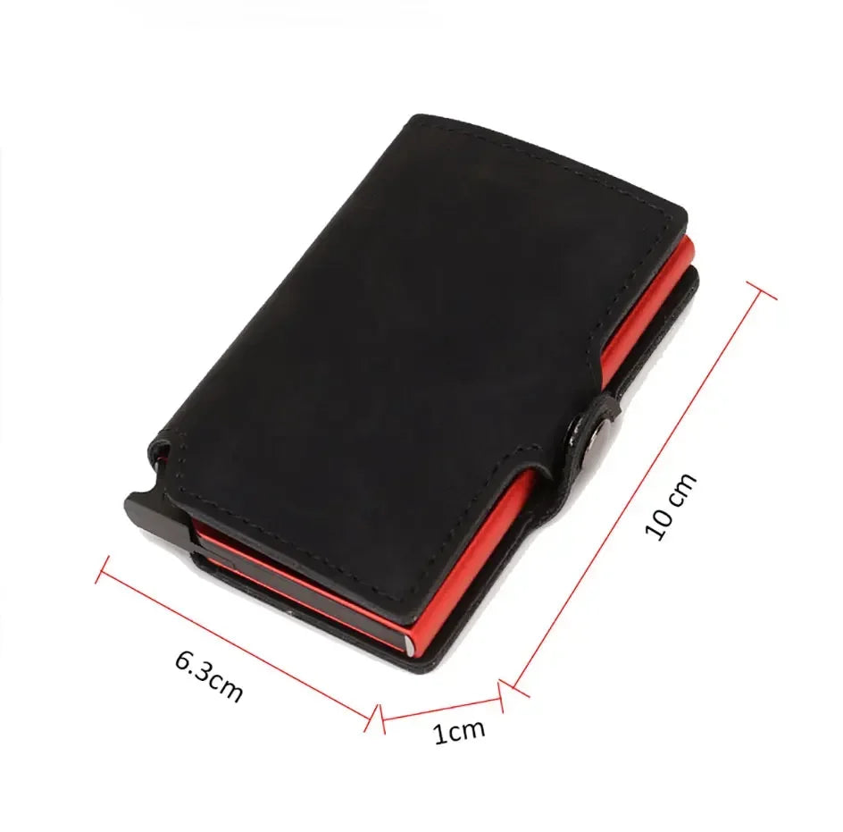 Slim Metal Business Card Holder with RFID Protection