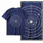 G44 NAVY Cotton Men's Cool Space Graphic T-shirt | Streetwear Big Size O-neck Men's Tee Tshirt