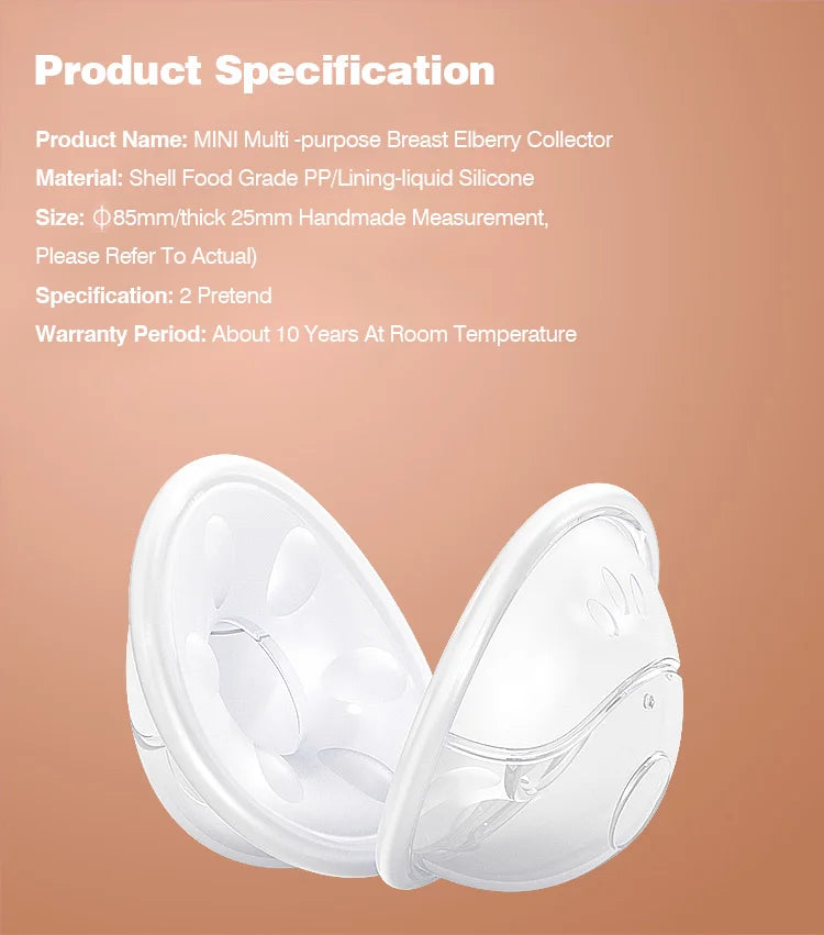 Dr.Isla 2PCS Wearable Anti-Overflow Pad for Breast Feeding