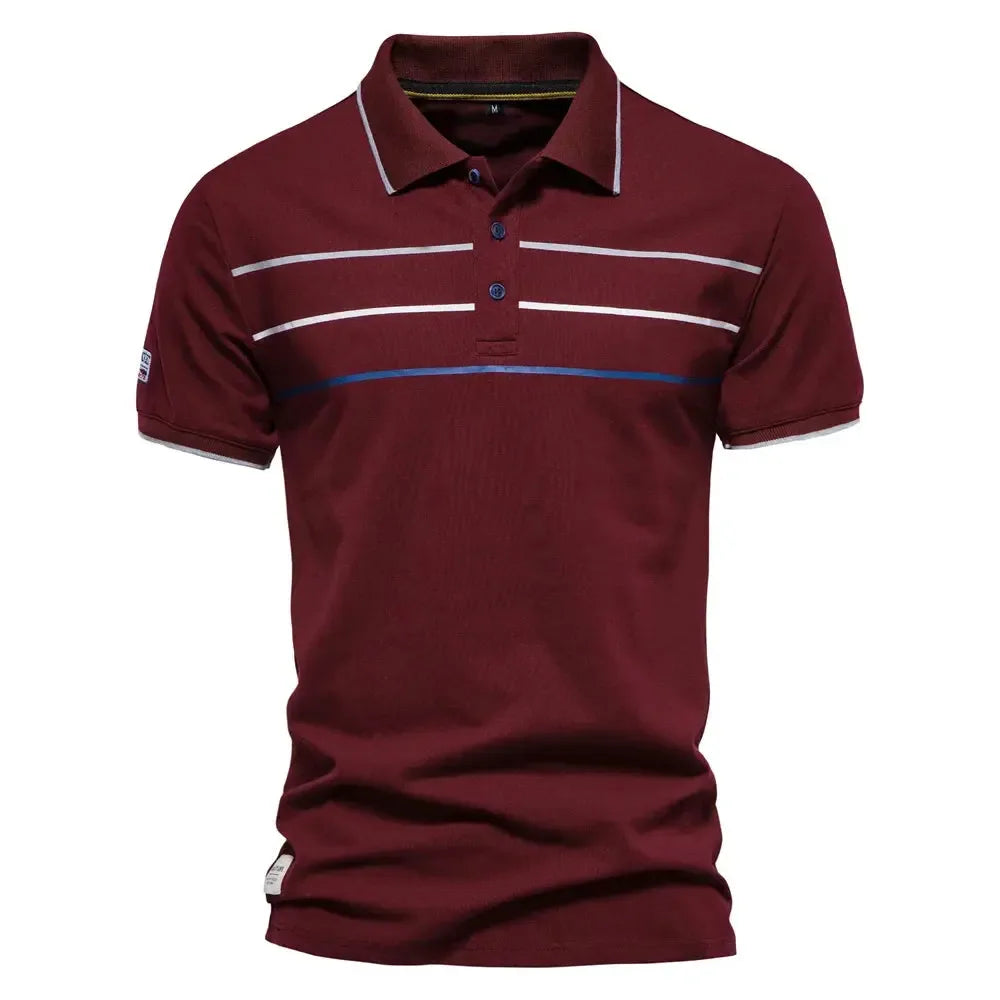 AIOPESON Men's Cotton Polo Shirts - ShopHub