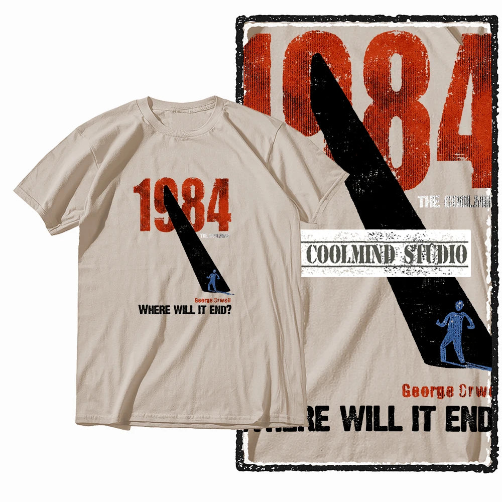 COOLMIND X0001 1984 Graphic Cotton Tee