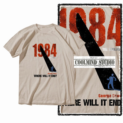 COOLMIND X0001 1984 Graphic Cotton Tee