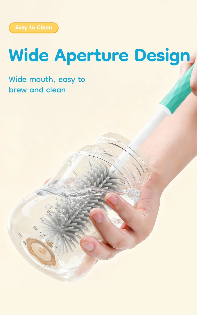 MAMIJOY Baby Glass Bottle High 80/160/240ml Borosilicate Wide-mouthed Anti-bloating Clear Scale Feeding Bottle BPA＆BPS-FREE GB61