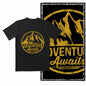 COOLMIND YA002 Adventure Graphic Cotton Tee