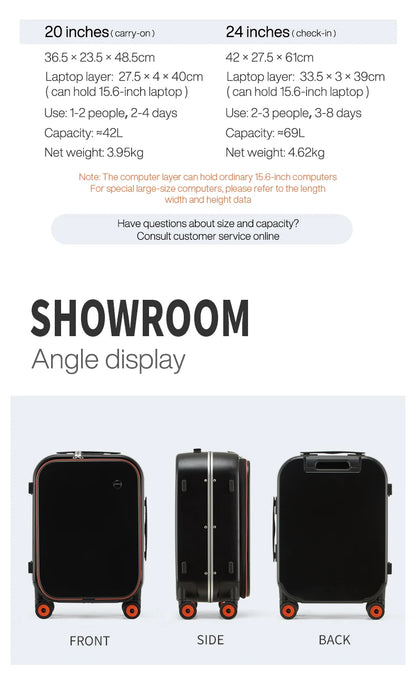 Mixi Premium Hardside Carry-on Suitcase