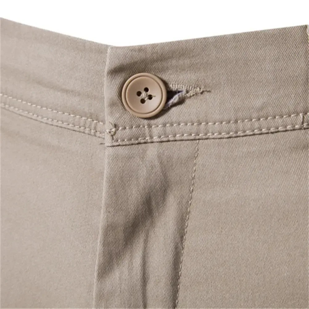 AIOPESON's Casual Cotton Men Trousers - ShopHub