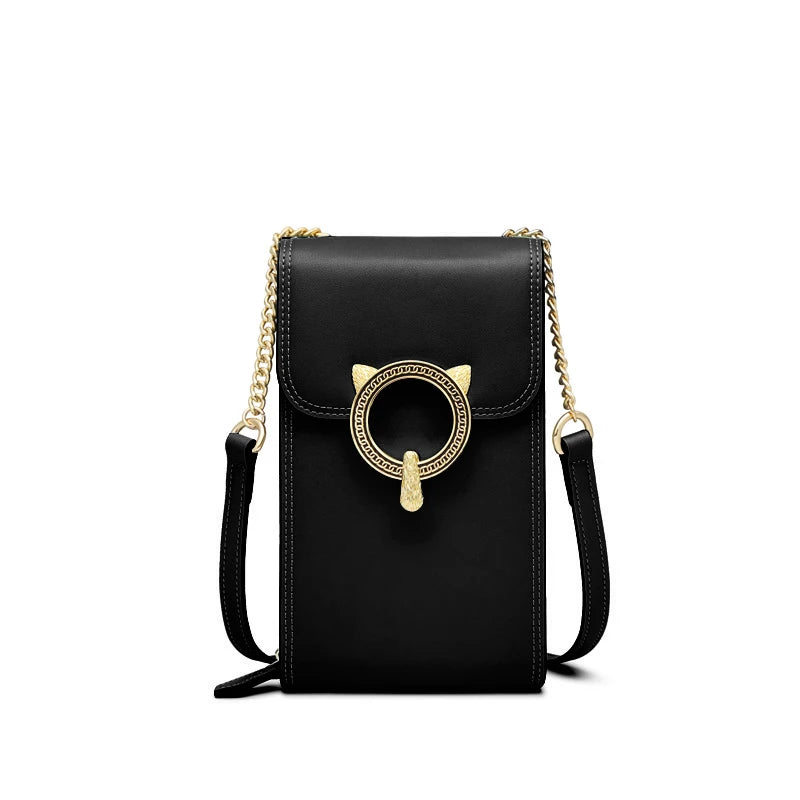 FOXER Split Leather Crossbody Bag