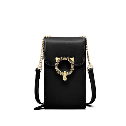 FOXER Split Leather Crossbody Bag