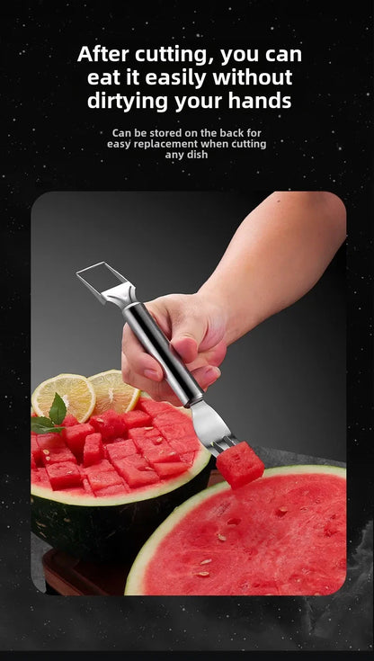 Stainless Steel Watermelon Cutter Tool for Effortless Slicing