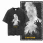 G22 Exclusive Vintage Streetwear Cotton Men's COOLMIND Graphic T-shirt | Acid Washed Big Size Cool O-neck Men's Tee Tshirt