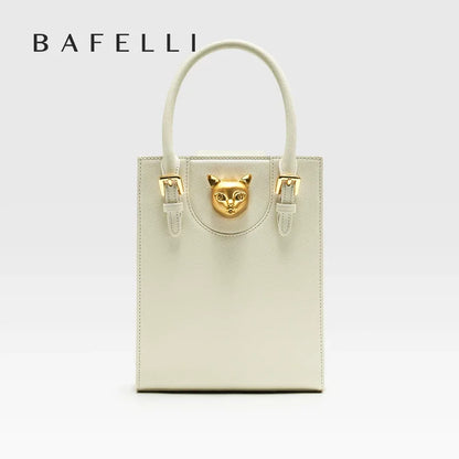 BAFELLI 2026 NEW WOMEN'S HANDBAG CAT LUXURY BRAND DESIGNER ORIGINAL STYLE TRENDING SHOULDER CASUAL BAGS MINI TOTE CROSSBODY
