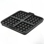 Square Waffle Mold, Non-Stick Baking Pan for Air Fryer