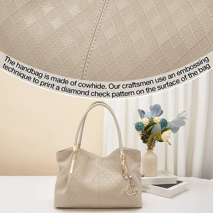 FOXER Women's Shoulder Bag — Genuine Leather Elegance for Every Day