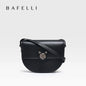 BAFELLI Genuine Leather Saddle Crossbody Bag