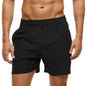 Men's breathable mesh liner summer boardshorts with adjustable waist, zipper pockets, quick-dry fabric, in vibrant colors by ShopHub NZ