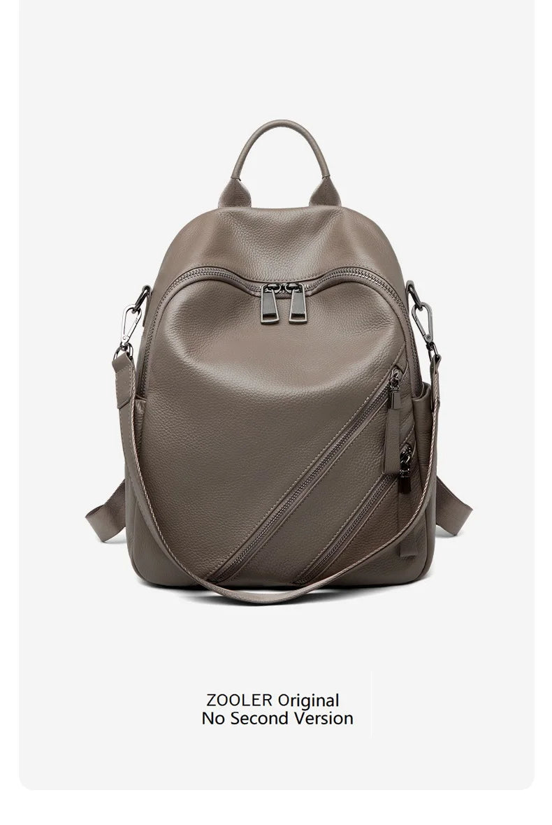 ZOOLER 2026 Limited &New Women Leather Backpack 100% Genuine Leather Backpack Fashion Travel Bag Girls Hot Business Need #SC2188