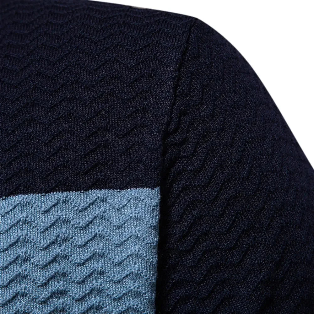 New Summer Textured Ribbed Knit Polo Shirts - ShopHub