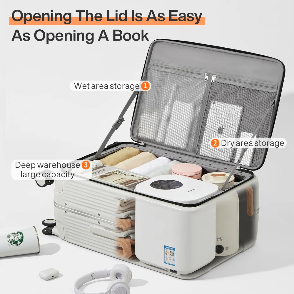 Mixi Aluminum Frame Rolling Luggage