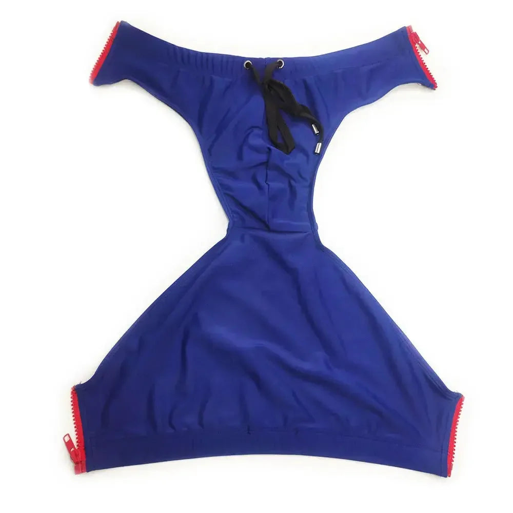 UXH Open Zipper Men's Swim Briefs - ShopHub