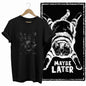 COOLMIND Black Cat Graphic T-Shirt | Women's 50-Design