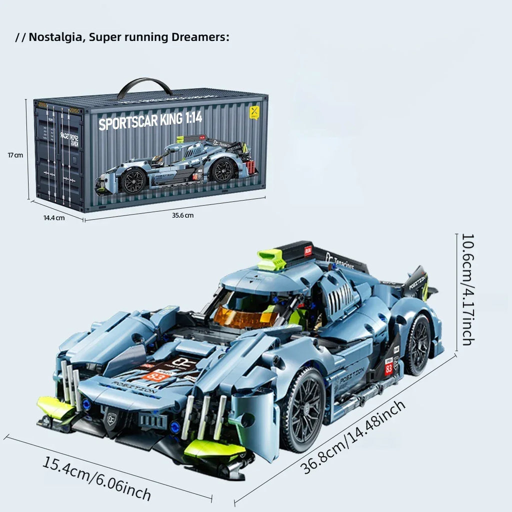 TOYLINX 1:14 Racing Car Building Blocks - ShopHub