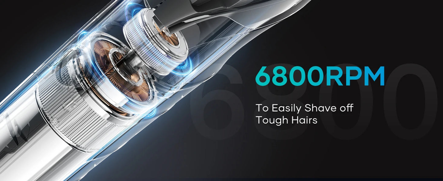 Kensen S6 Electric Hair Trimmer for Men Body Groomer Clipper