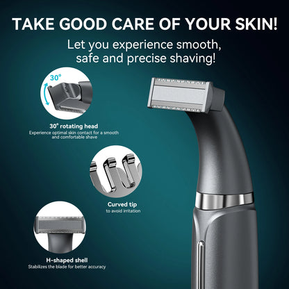 KENSEN S1 Electric Hair Trimmer Body Shaver for Men 2 in 1