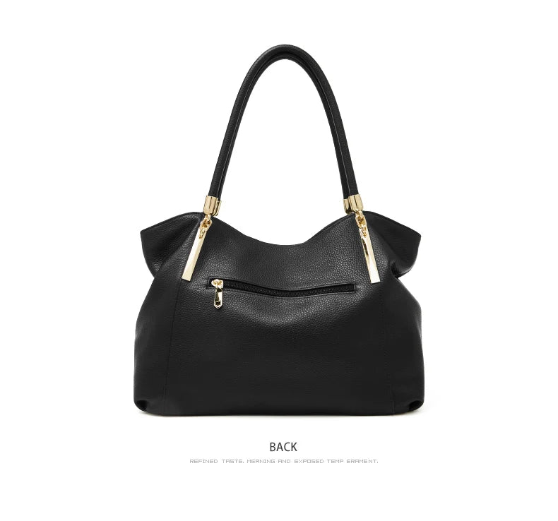 FOXER Women's Shoulder Bag — Genuine Leather Elegance for Every Day