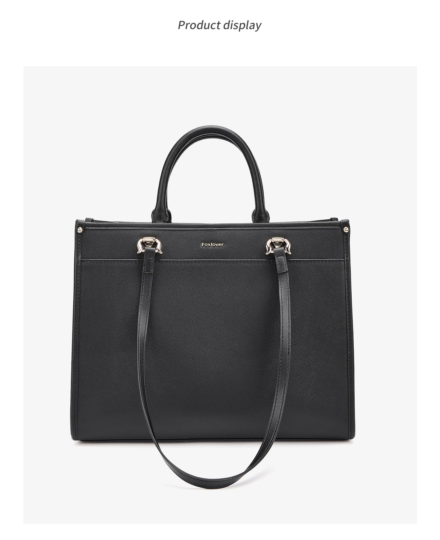 FOXER Luxury Large Capacity Tote Bag for Women