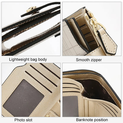 FOXER Cowhide Leather Women's Short Wallet