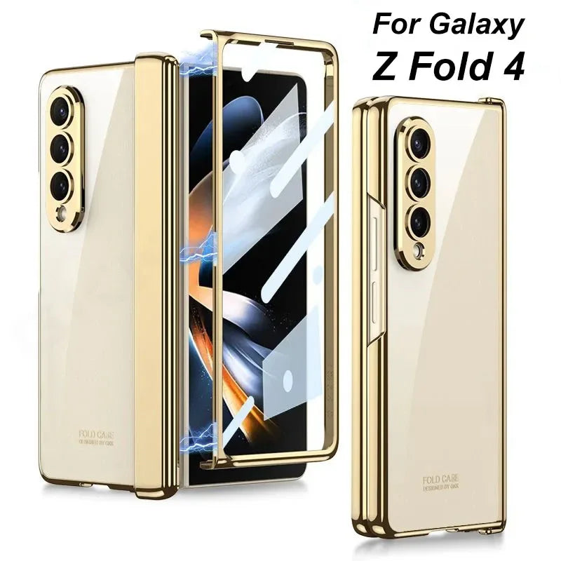 GKK Magnetic Hinge Outer Glass Case for Galaxy Z Fold 4 & 5 - ShopHub