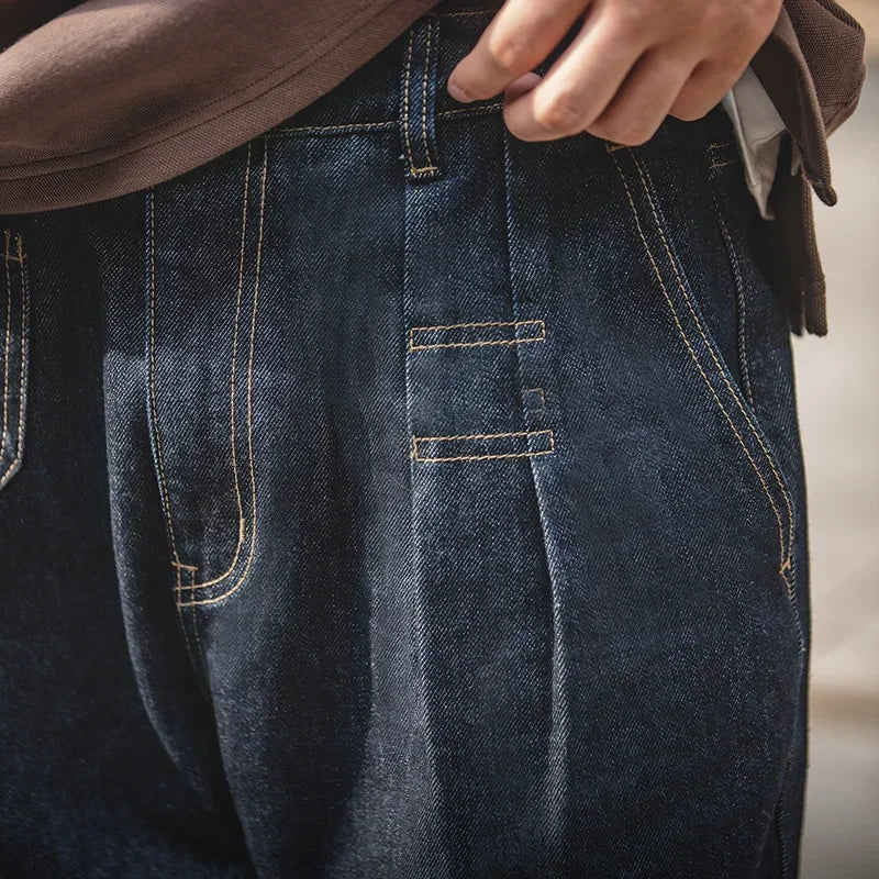 Maden Retro Denim Wash Baggy Men's Jeans