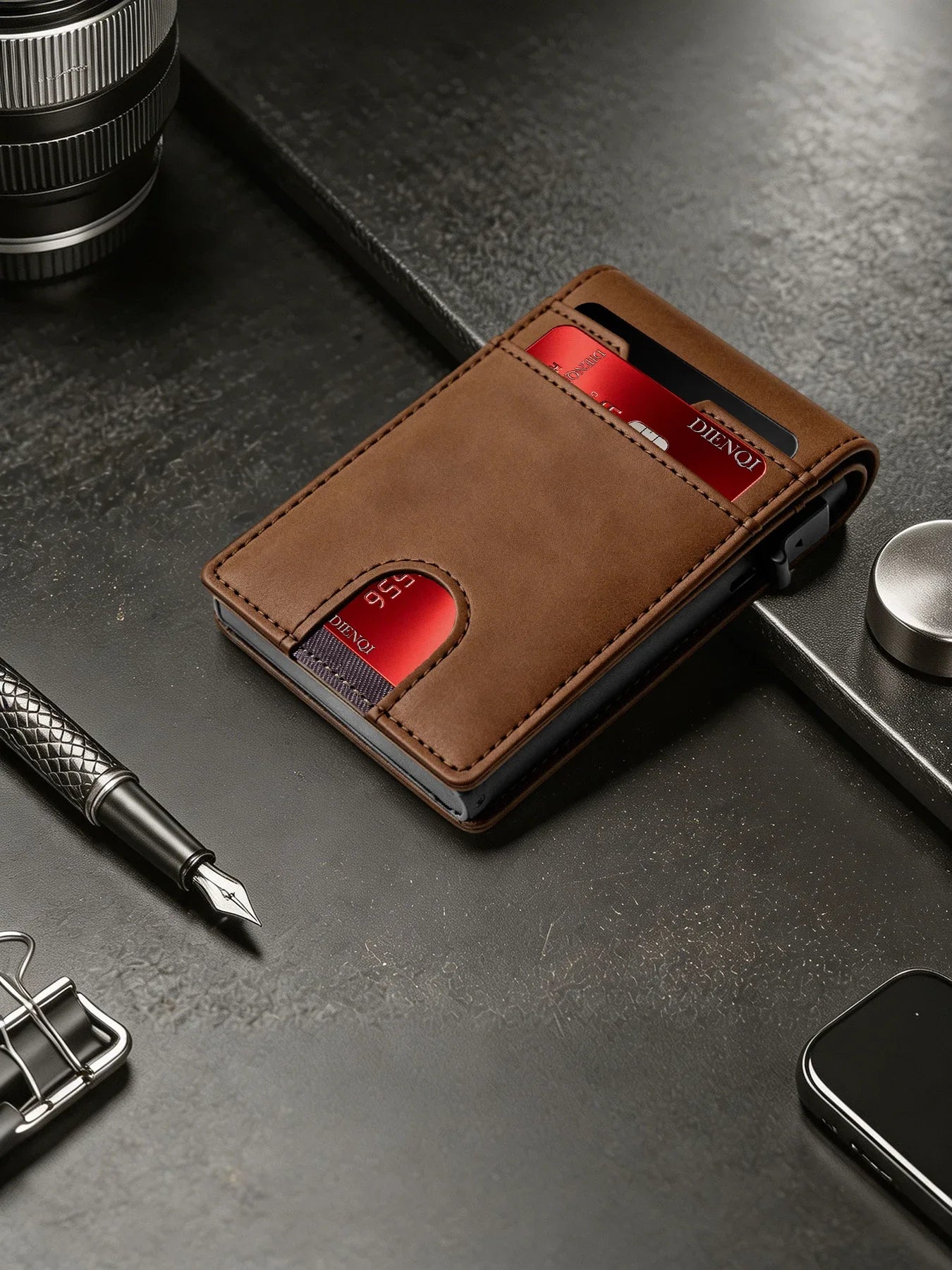 Luxury Men's RFID-blocking Wallets