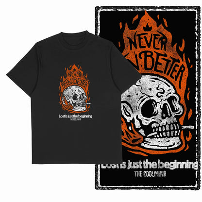 COOLMIND X0068 Silent Rebellion Graphic Tee