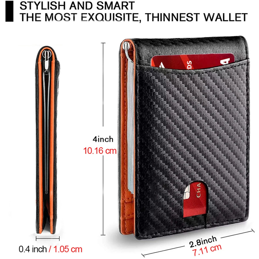 RFID Carbon Fiber Men's Wallet
