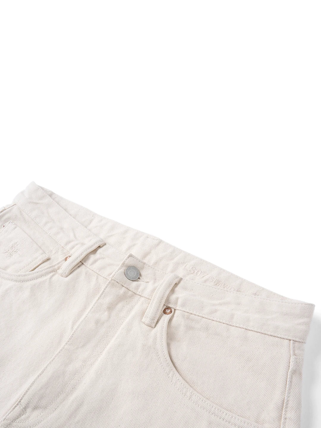 SIMWOOD High Standard 2026 Autumn Winter New Loose Straight 15oz Heavyweight White Selvedge Jeans Men Plus Size Denim Pants