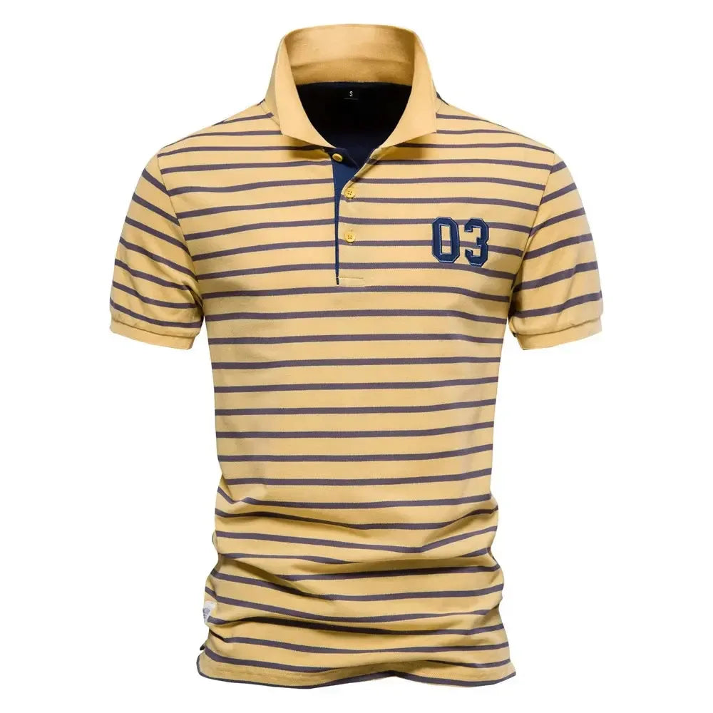 AIOPESON Men's Cotton Polo Shirts - ShopHub