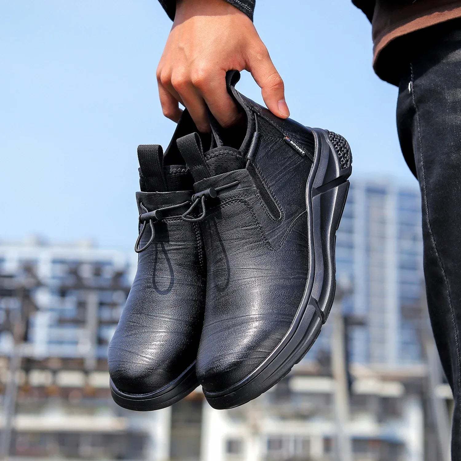 Unisex Work Safety Shoes With Steel Toes, Water Resistance - ShopHub