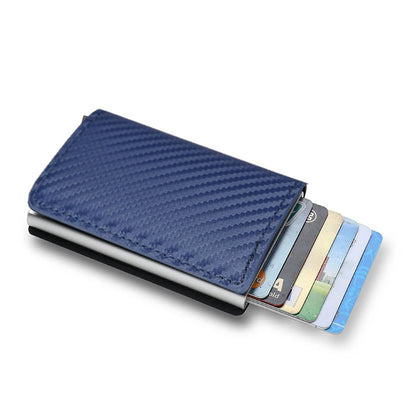 DIENQI RFID Carbon Fiber Card Holder Wallet