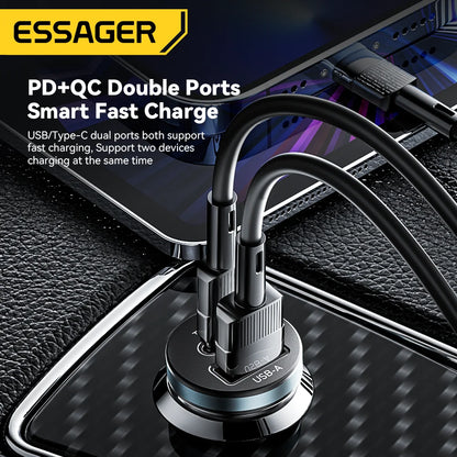 Essager 30W USB C Quick Charger Car Charger