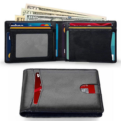 DIENQI Slim Carbon Fibre RFID Wallet