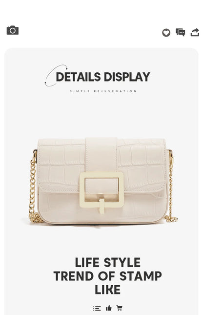 FOXER Split Leather Fashion Women Shoulder Bag Lady Crossbody Handbag Gift for Wife, Girlfriend