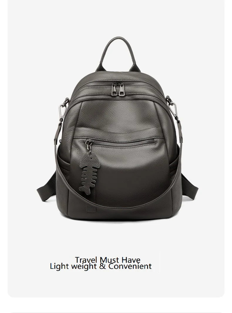 ZOOLER 100% Real Leather Backpack